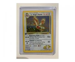 First Edition Holo Lt. Surges Fearow - Image 1