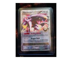 Pokemon 25th Celebrations - Garchomp holo card (sleeved and toploaded)